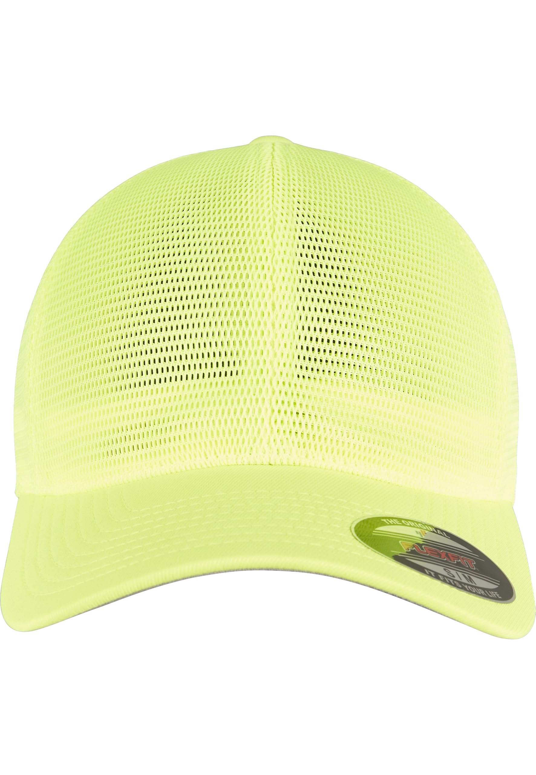 Flexfit Unisex 360 OMNIMESH Cap Baseballkappe, Neonyellow, L/XL