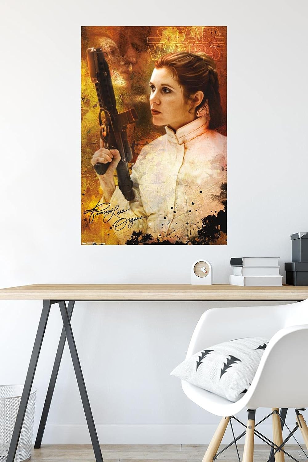 Trends International Star Wars: Saga - Princess Leia - Signature Wall Poster, 22.375" x 34", Premium Unframed Version