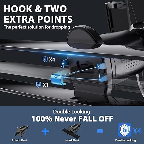 Miniatura 4 de ORIbox Soporte de teléfono para automóvil súper ventosa y resistente al calor Soporte universal para teléfono celular, soporte de ventilación para