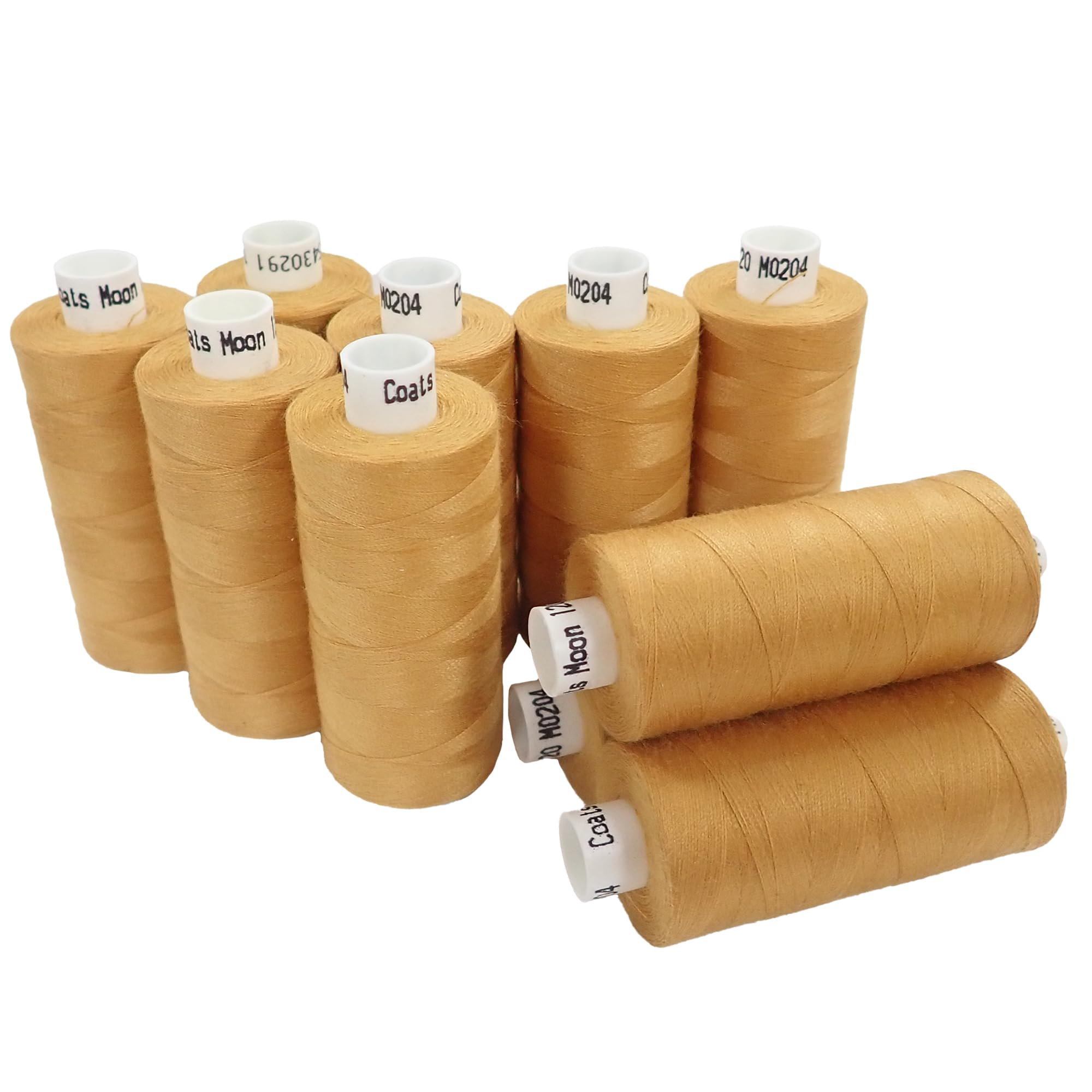 Moon Thread M020410 Coffee Spun Polyester Sewing Thread - 1000M