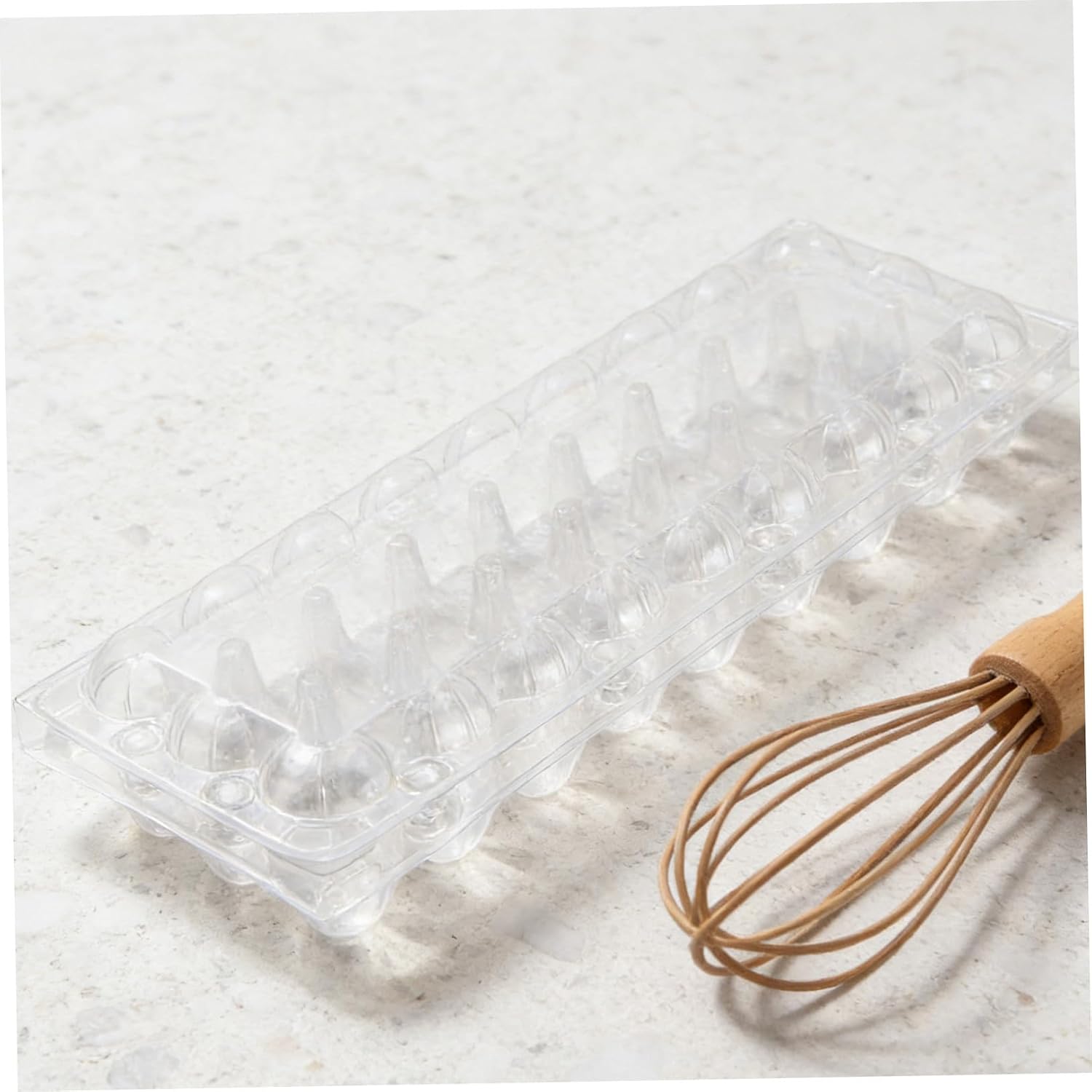 Gadpiparty 30pcs Plastic Quail Egg Storage Cartons with 30 Grids Stackable and Reusable Egg Carton Trays Space Saving and Quality Visibility for Warehouse or Restaurant Use