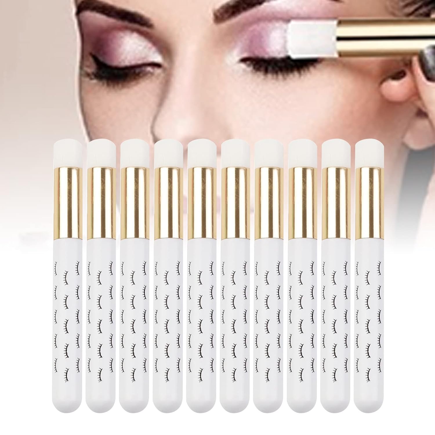 10 Pcs Nose Cleansing Brushes, Soft Fiber Hair Brushes for Deep Cleaning, Universal Crowd (White) image 2
