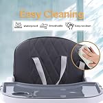 3 in 1 Baby High Chair & Booster Seat, Adjustable Compact Infant Feeding Chairs for Babies and Toddlers, Convertible High Chair with Secure Harness (Dark Gray)