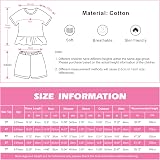 Dioshark Ensemble Fille Short et Haut Coton Arc-en-ci Paillettes Bébé 2 Pièces T-shirt Blanc Manches Courtes et Short Pantalons Rose Tout-petits Tops Ensembles Vêtements Été pour Enfants 2-3 ans - 7