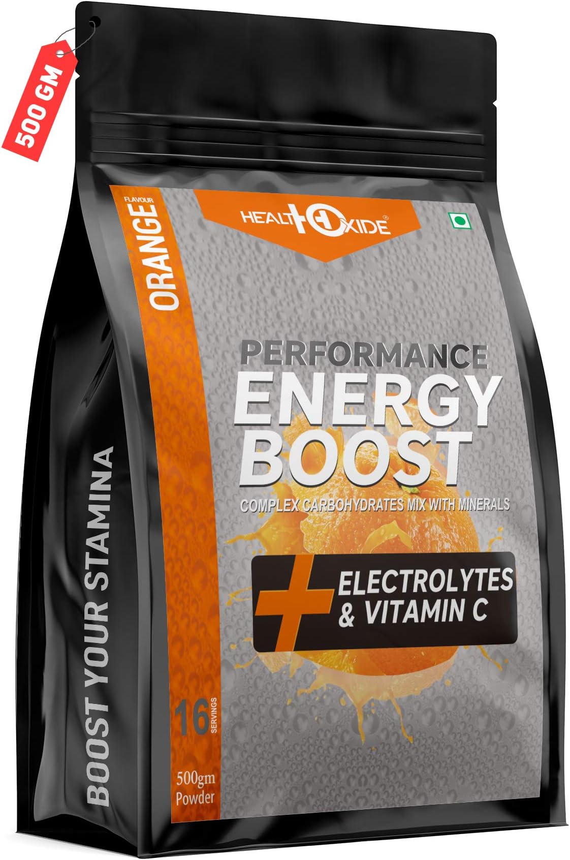 Nutricore's Energy Boost Extra Power Drink (Orange, 500g)