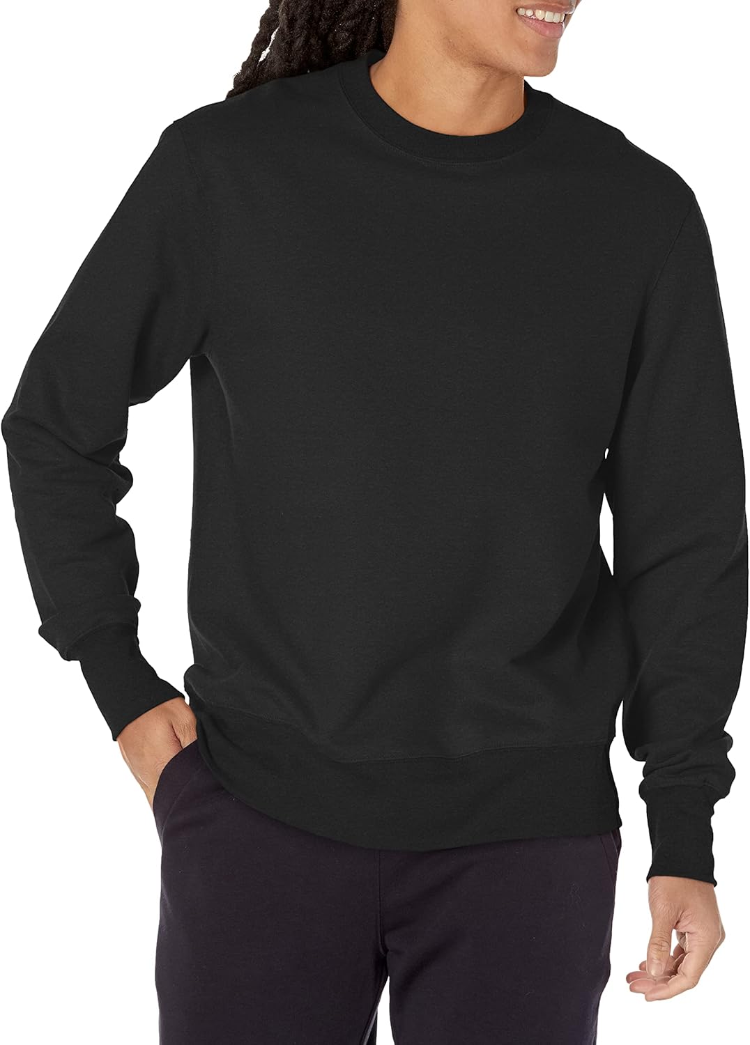 Hanes mens Originals Sweatshirt, Midweight Fleece Pullover, Crewneck Sweatshirt for Men - Image 2