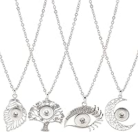 Vista 12 de SUNNYCLUE Collar de identificación de 5 estilos con cordón de cadena para atrapasueños, mariposa con cuentas, cuentas de perlas de imitación