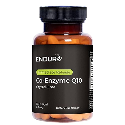 Endurance Products Endur Crystal-Free Co-Enzyme Q10, Heart & Antioxidant Defense