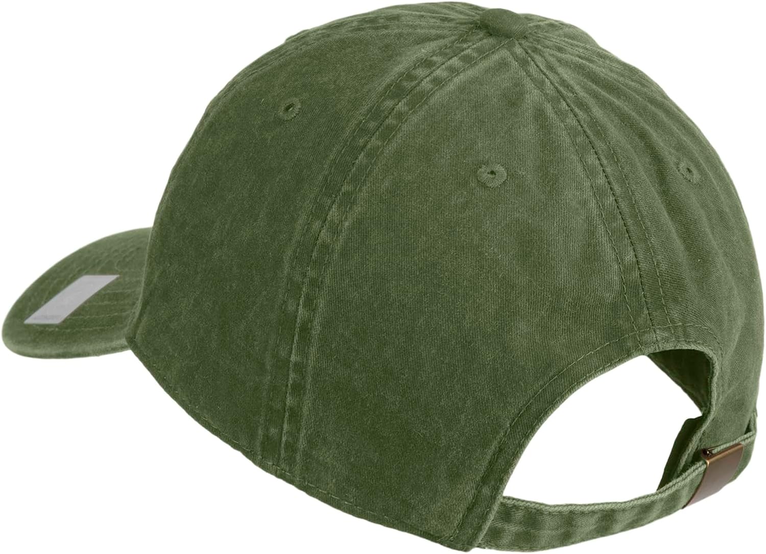 e4Hats.com US Navy Veteran Military Embroidered Washed Solid Pigment Dyed Cotton Twill Brass Buckle Cap - Image 3