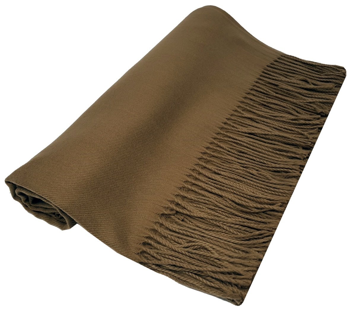 World Of Shawls Bronze Winter Cashmere Feel Scarf Wrap Blanket Shawl Warm Soft Cozy - (Bronze)