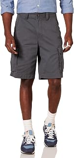 Amazon Essentials Short Cargo à Coupe Classique de 25cm avec Poches Homme