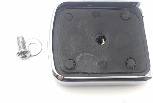 Miniatura 7 de SMT-Chrome Skull - Almohadilla de pedal de freno pequeña compatible con Fat Bob FXDF Wide Glide FXDWG CVO Pro Street Breakout Street 500 XG500