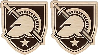 LazerEdge West Point Army Black Knights Wooden Fridge Magnet Set – Officially Licensed Product – 2-Pack – Maple Wood