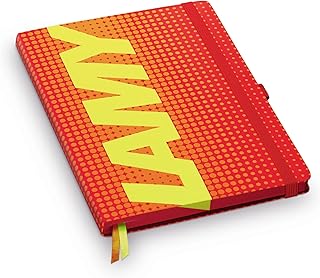 Lamy paper Softcover 810 - Cuaderno (A5, formato DIN A5, 145 x 210 mm, 192 páginas, cierre elástico), color rojo brillante