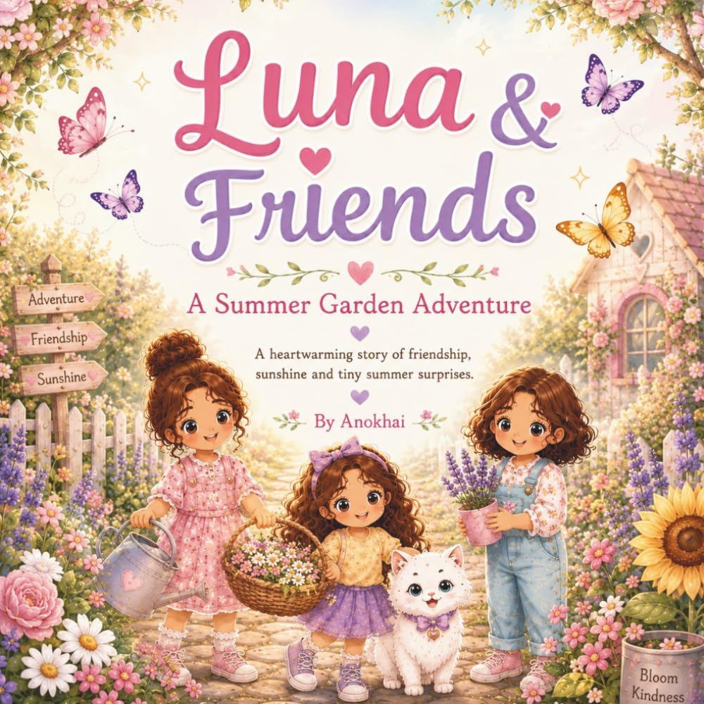 Luna & Friends: A Summer Garden Adventure: A Heartwarming Story of Friendship, Sunshine & Summer Magic
