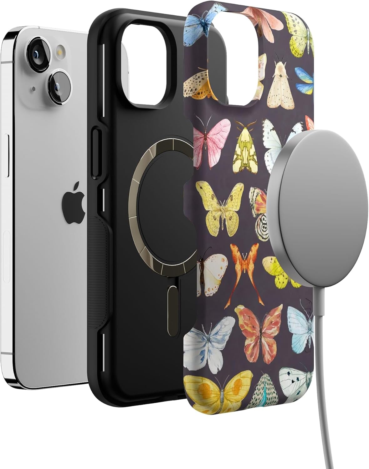 Casely iPhone 13 Case | Midnight Monarch | Jenna Palek x Casely | Bold Protective Design | Compatible with MagSafe