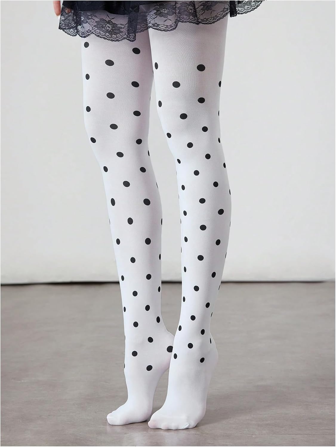 Milumia Women's Polka Dots Tights Cute Pantyhose Stocking - Image 2