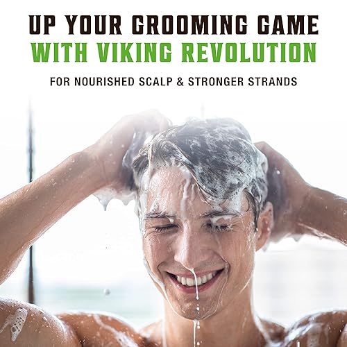 Miniatura 7 de Viking Revolution Juego de champú y acondicionador para árbol de té hidrata alivia el cuero cabelludo seco y con picazón con aceite natural de árbol