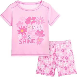 Play Tailor Toddler Girls Pajamas Summer Pjs Sleepwear for Boys Girl 12M-4T