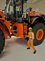 BRUDER 60020 Construction Worker Figure With Jackhammer & Accessories – 1:16 Scale - View #2