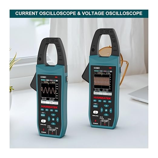 Pinza Amperimétrica de 2.8 pulgadas con Osciloscopio Digital True RMS y Detección NCV miniatura 4