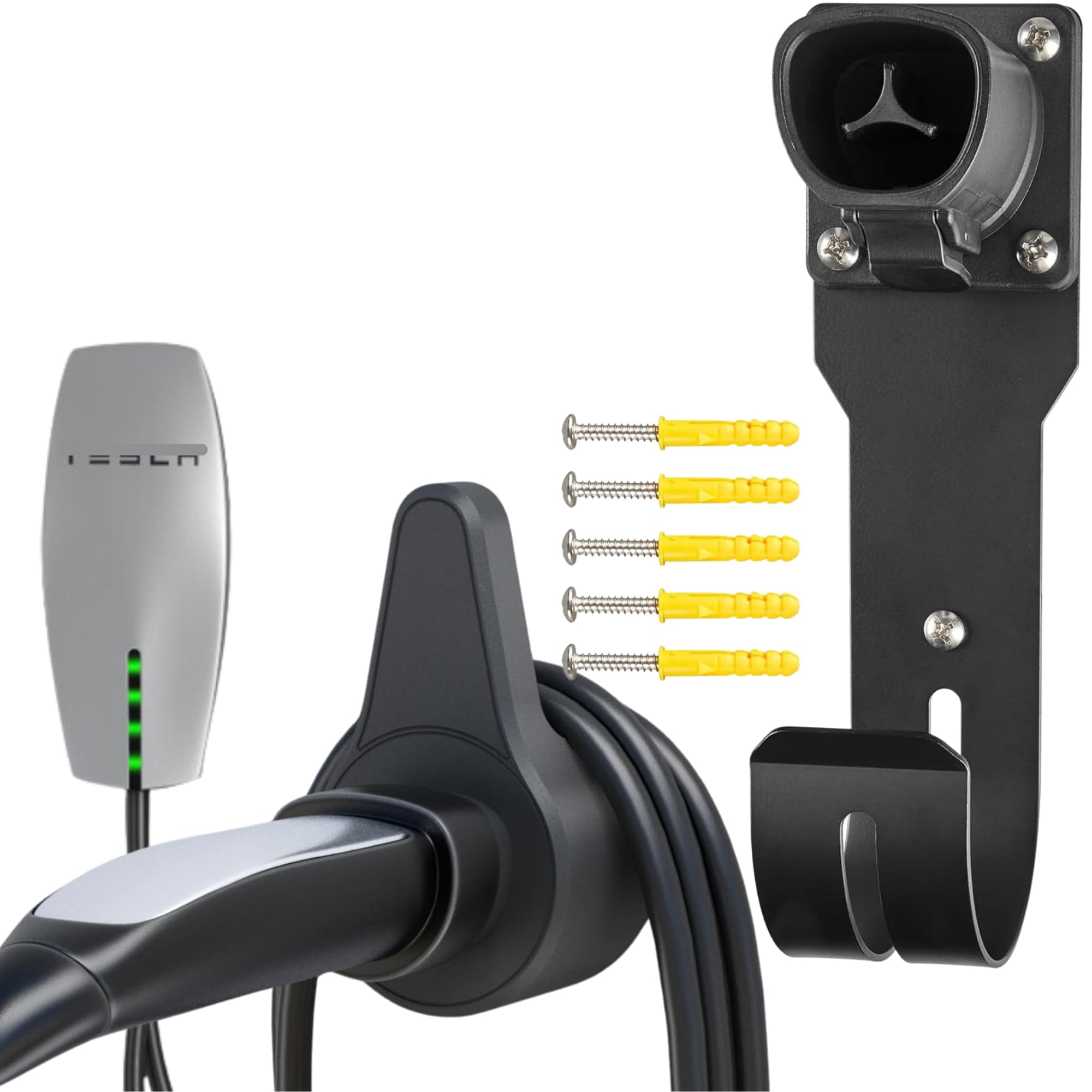 Amazon.com: for Tesla Charger Holder Wall Mount, Nozzle Holster