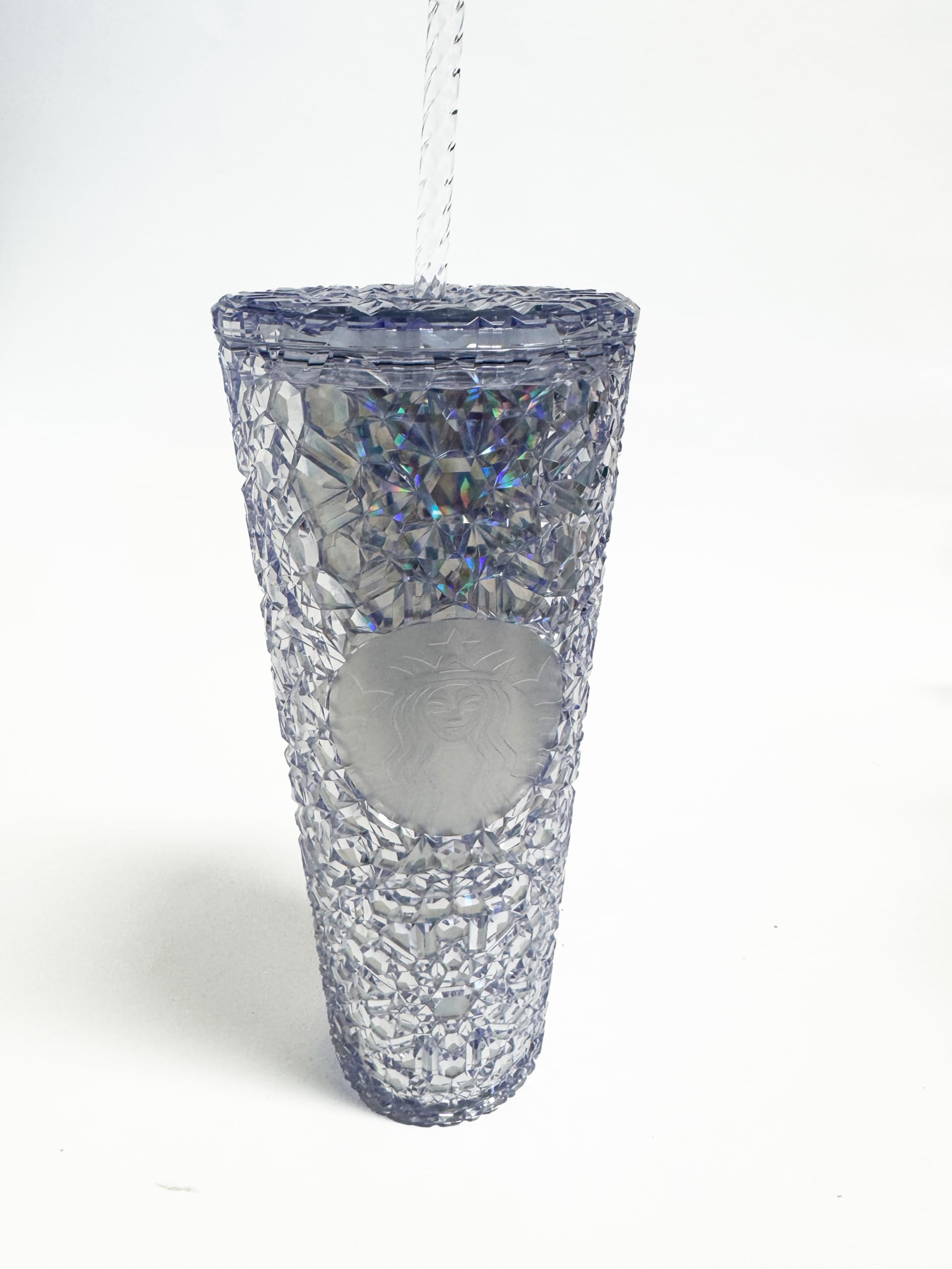 Starbucks Holographic Silver Tumbler – 24 Ounce Reusable Cold Cup