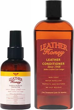 Leather Honey Suede Protector & 8oz Conditioner