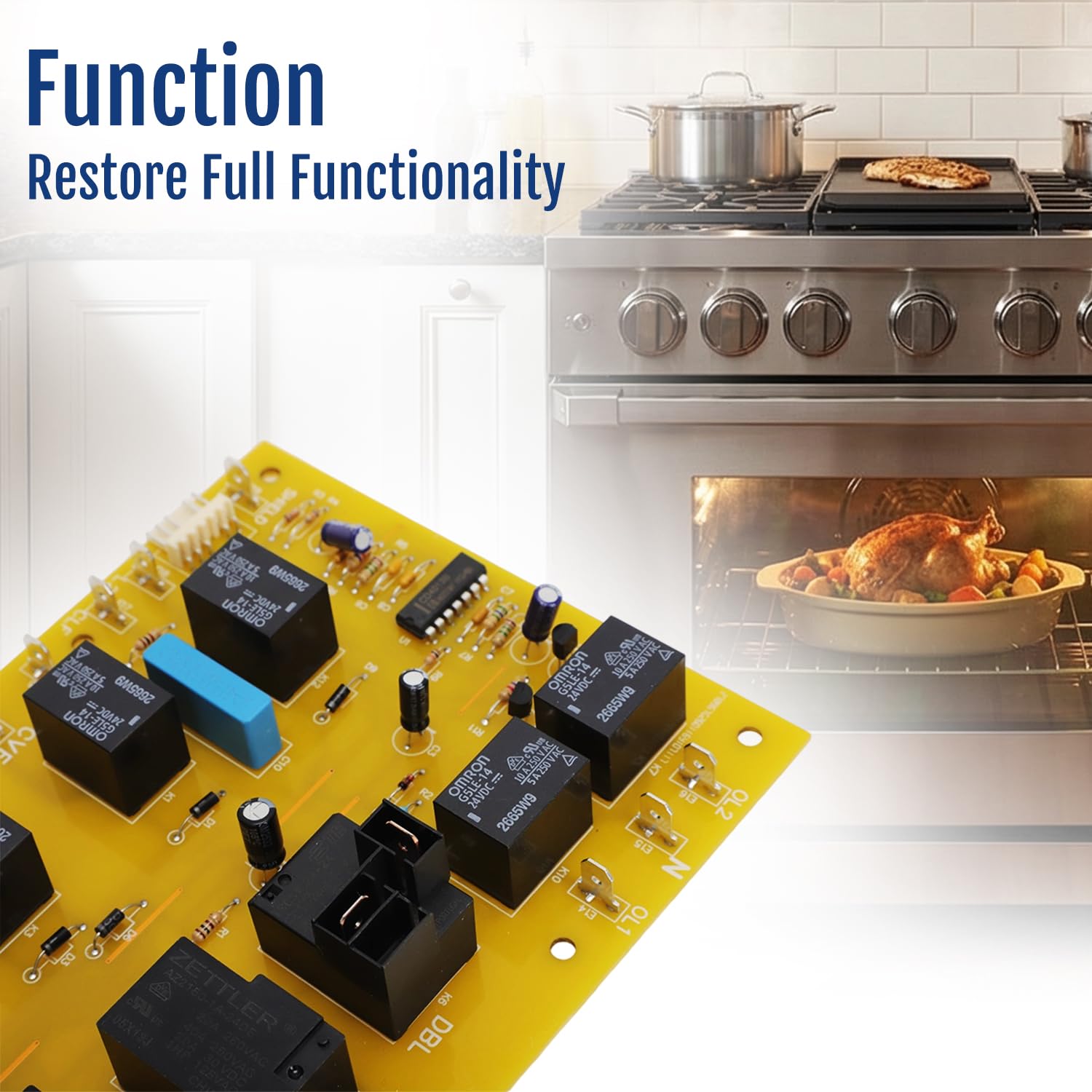 92029 Oven Relay Board for Dacor Ranges, Stoves - Oven Parts for Dacor - Range Oven Relay Board - Ovens Accessories