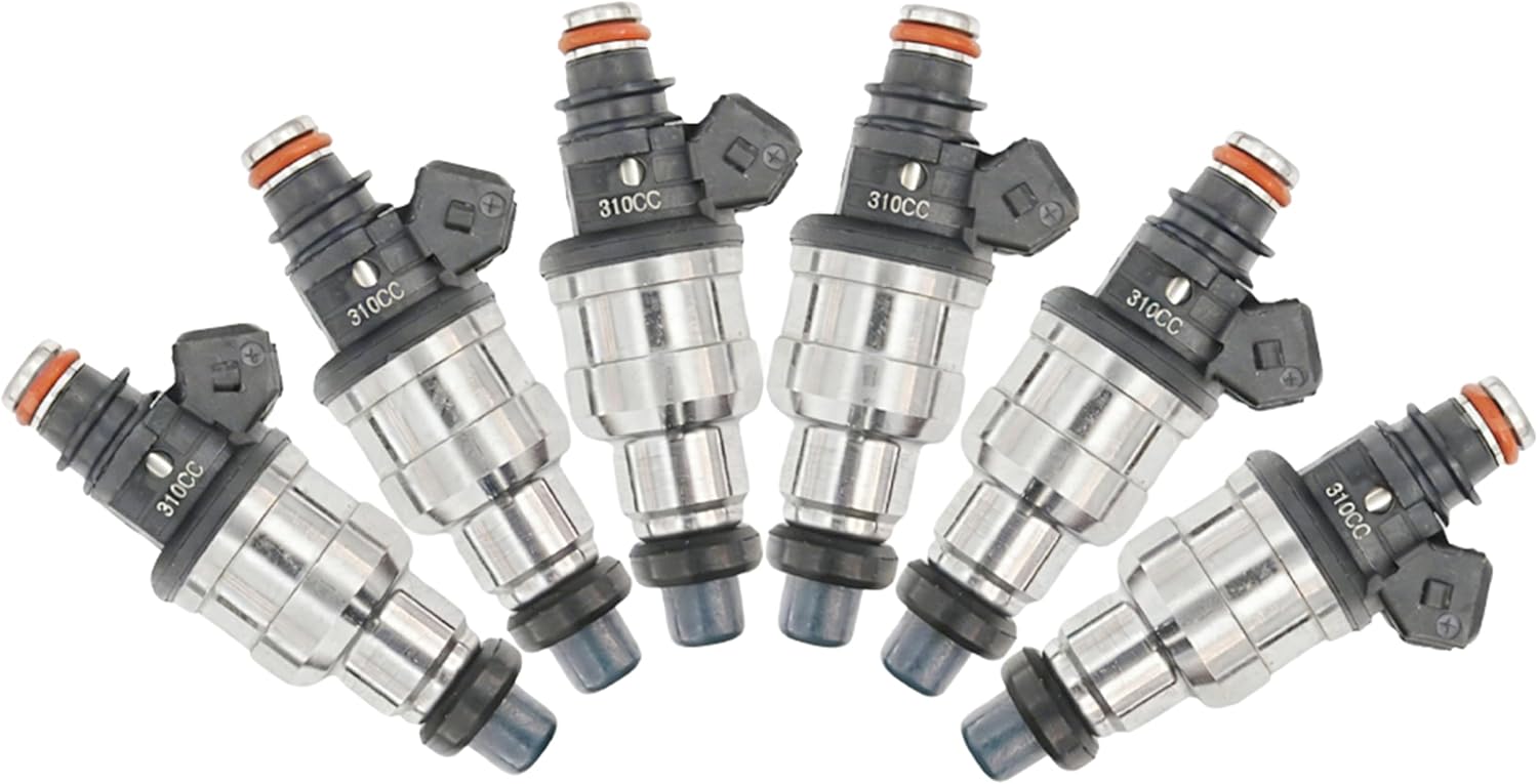 Set Of 6PCS 310cc 30LB Fuel Injectors Replacement For Honda Acura NSX VTEC DOHC