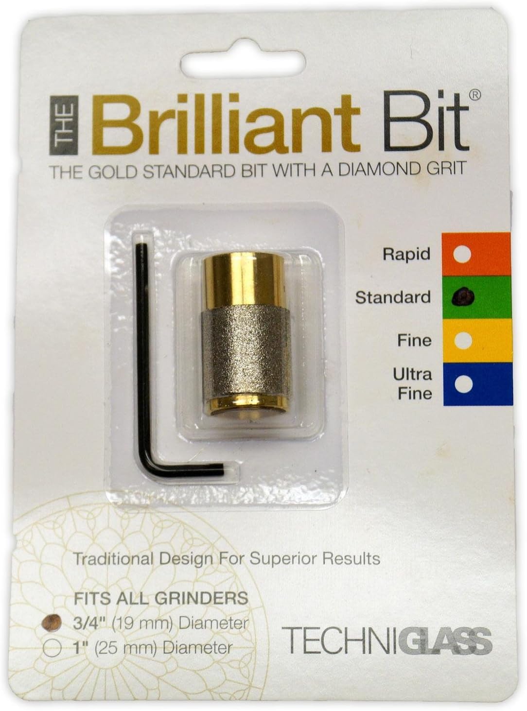 3/4" Standard Brilliant Grinder Bit