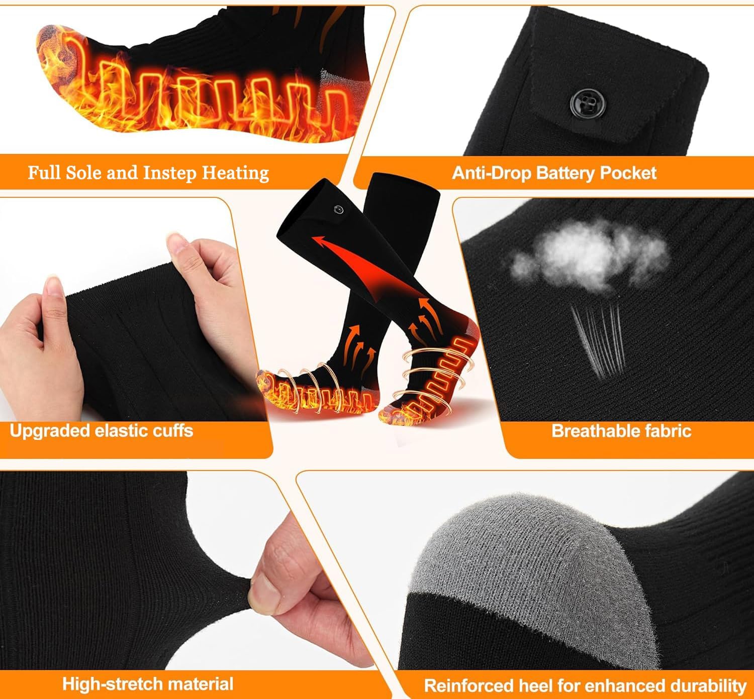 Popdan Heated Socks Lifestyle Usage