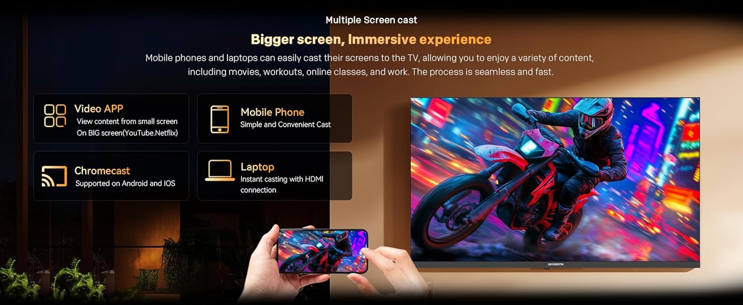 تلفزيون ذكي فائق الدقة من نوع QLED مقاس 32 بوصة، بتقنية تلفاز ... - view 6