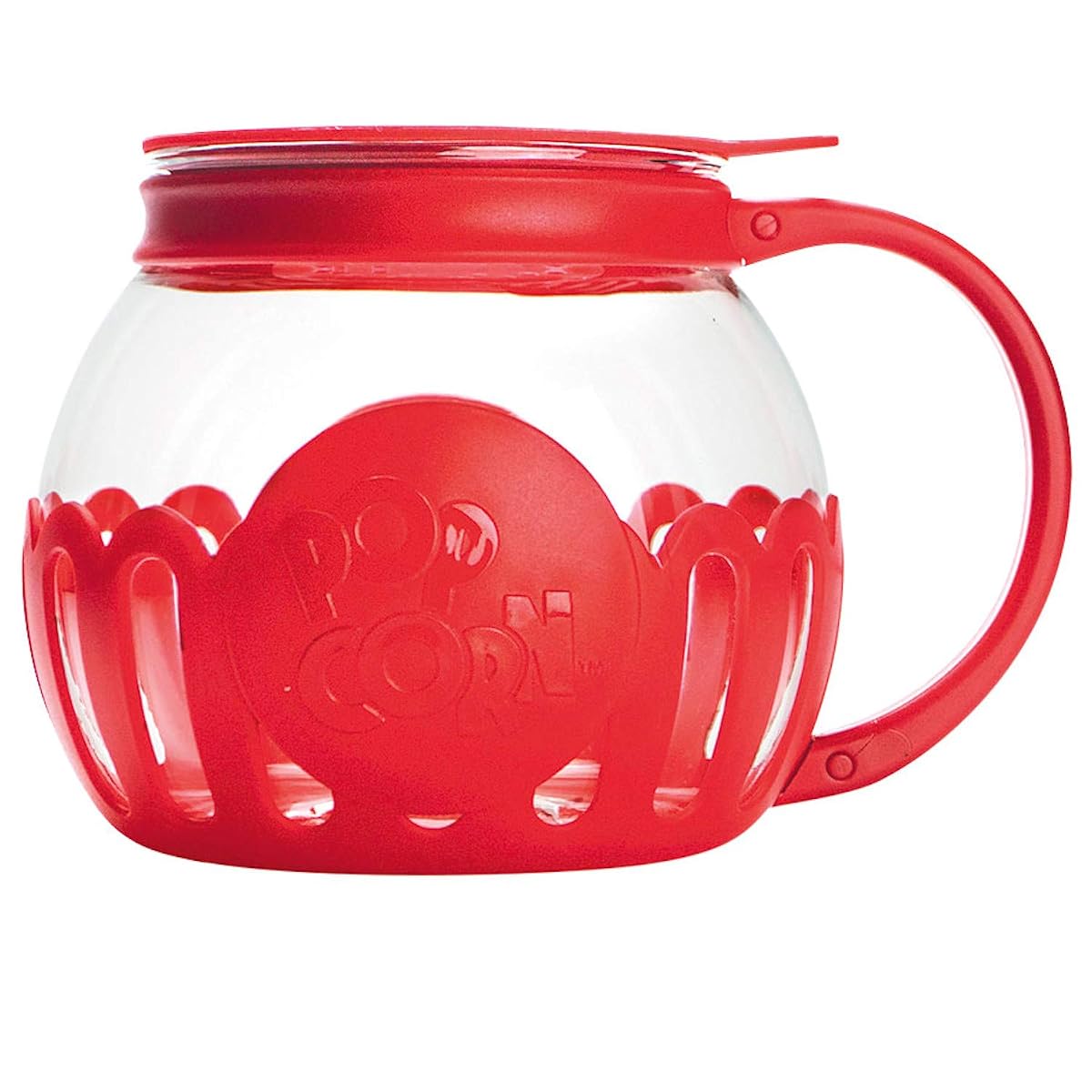 Small : Ecolution Micro-Pop Microwave Popcorn Popper 1.5QT - Temperature Safe