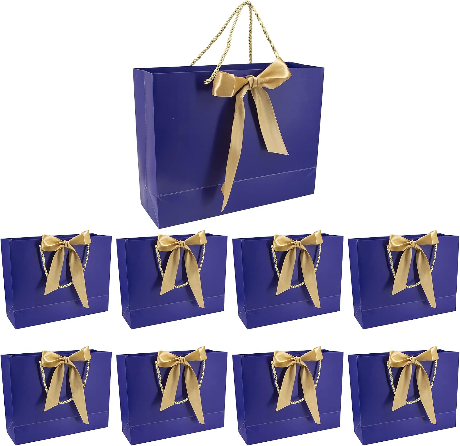 Time to Sparkle 8 PCS Gift Bags Large Size with Handles Bulk