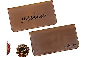 Personalized Brown Checkbook Covers for Unparalleled Protection and Style