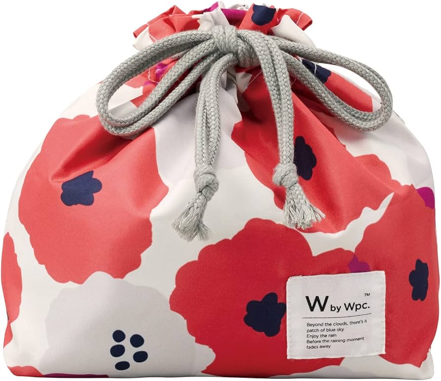 ポーチ＆巾着♡レディパネル Amazon｜Wpc. Patterns ランチ巾着 ピオニレッド W059-085
