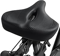 Vista 10 de Oversized Bike Seat for Peloton Bike & Bike+, Comfort Seat Cushion Compatible with Peloton, Road or Exercise Bikes, Bicycle Wide Saddle Replacement