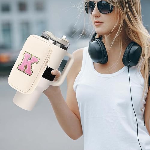 Miniatura 3 de Stanley Accessories - Bolsa para botella de agua de 40 onzas para Stanley, monograma personalizado de Stanley compatible con Stanley de 40 onzas, 30