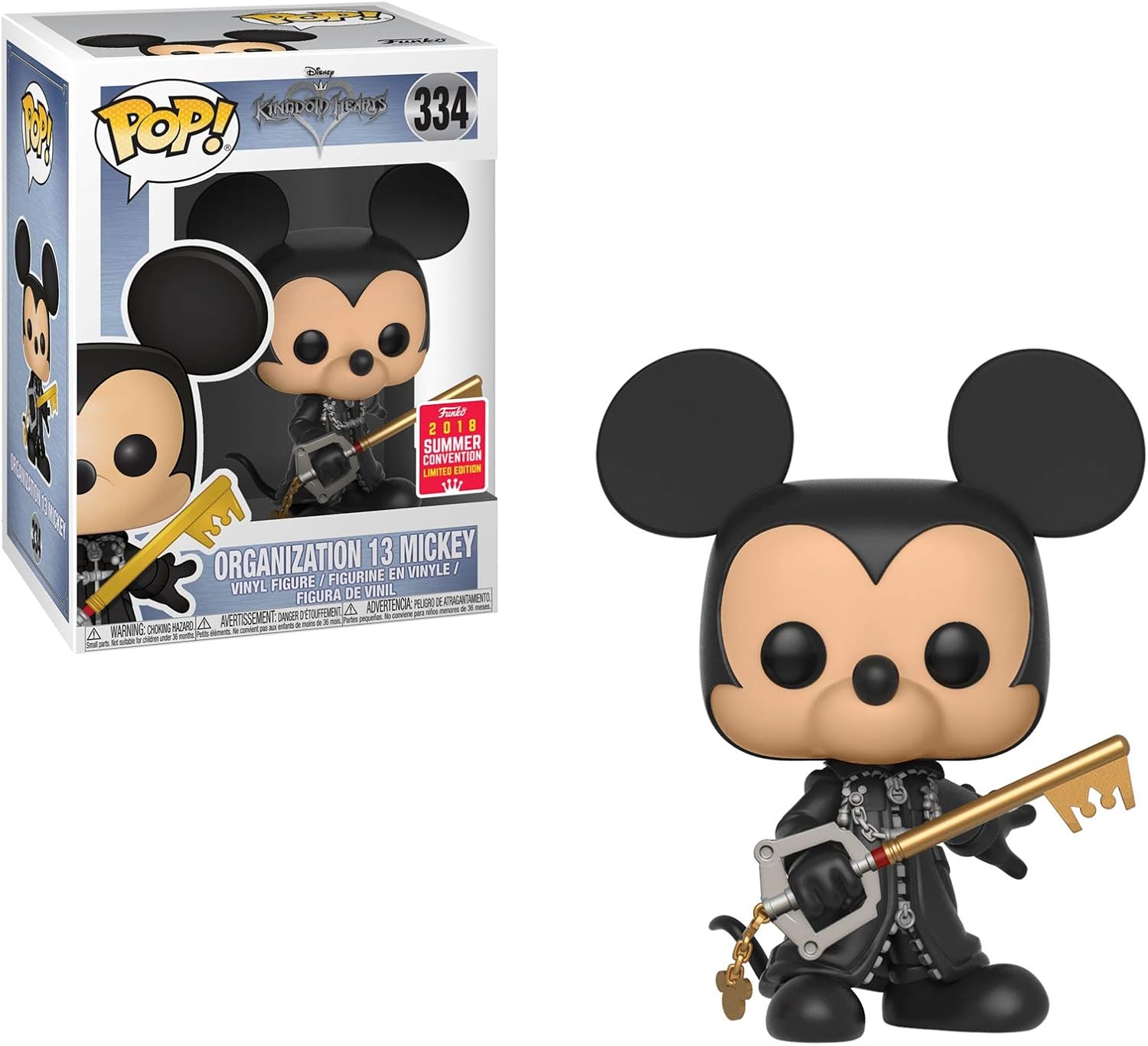 Funko Pop Disney: Kingdom Hearts - Organization 13 Mickey Collectible Vinyl Figure
