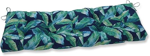 Vista 20 de Pillow Perfect Cojín para banco/columpio para exteriores/interiores Tortola Midnight Blue Tortola Azul Medianoche