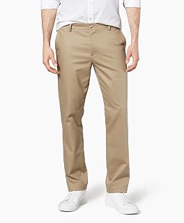 DOCKERS® Men's Slim Fit Signature Khaki Lux Cotton Stretch Pants, New British Khaki, 32W x 32L