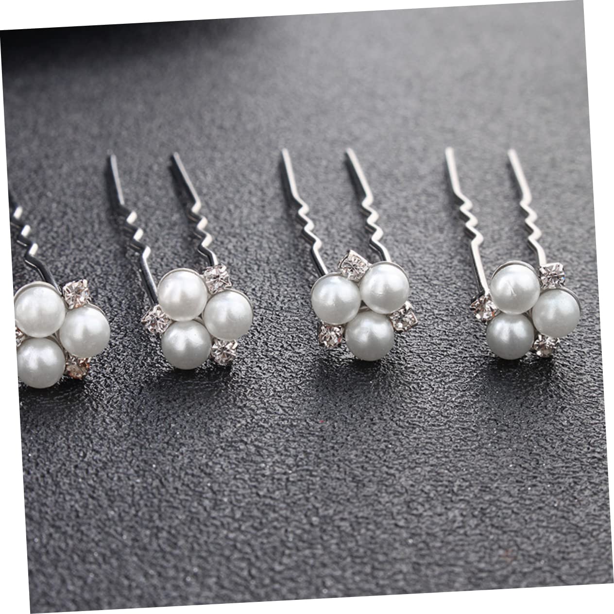 Housoutil 54stücke Teiliges Förmige Haarnadeln Mit Perlen Und Strass Für Hochzeiten Brautjungfern Und Besondere Anlässe Eleganter Haarschmuck Für Damen