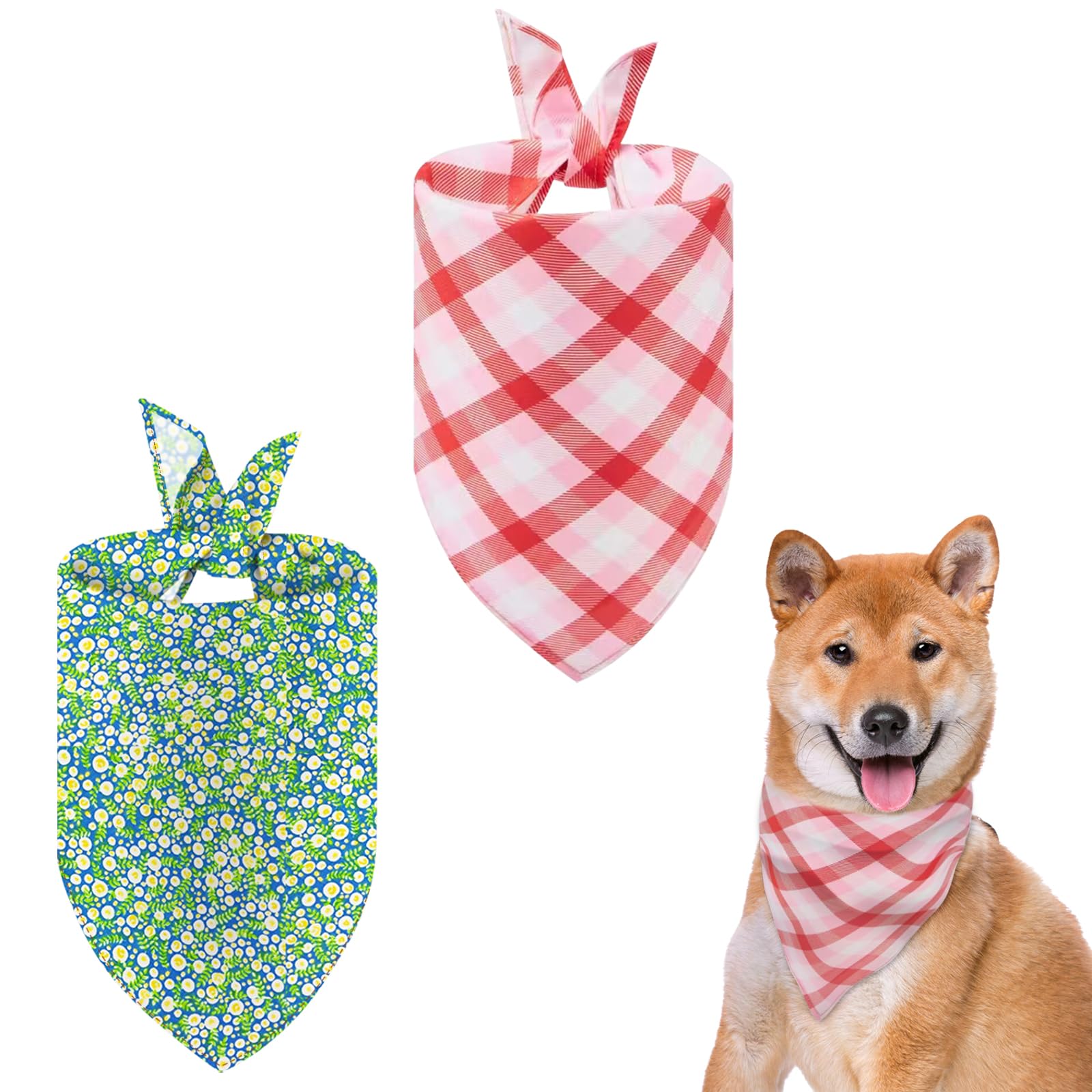Halloween-Hundehalstuch – Weich, Verstellbar, Mit Kürbis & Geister-Print (für Große Hunde)
