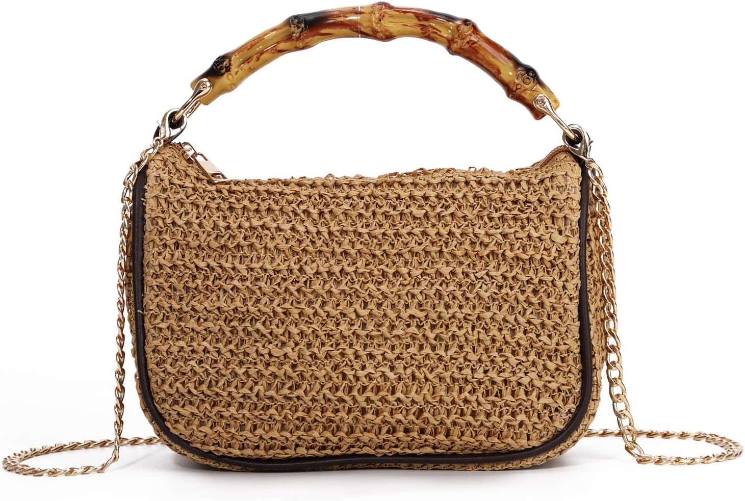 GOKTOW Straw Clutch Purses for Women Small Summer Handbag Woven Beach Hobo Tote Bags Vacation Crossbody Bag 2026
