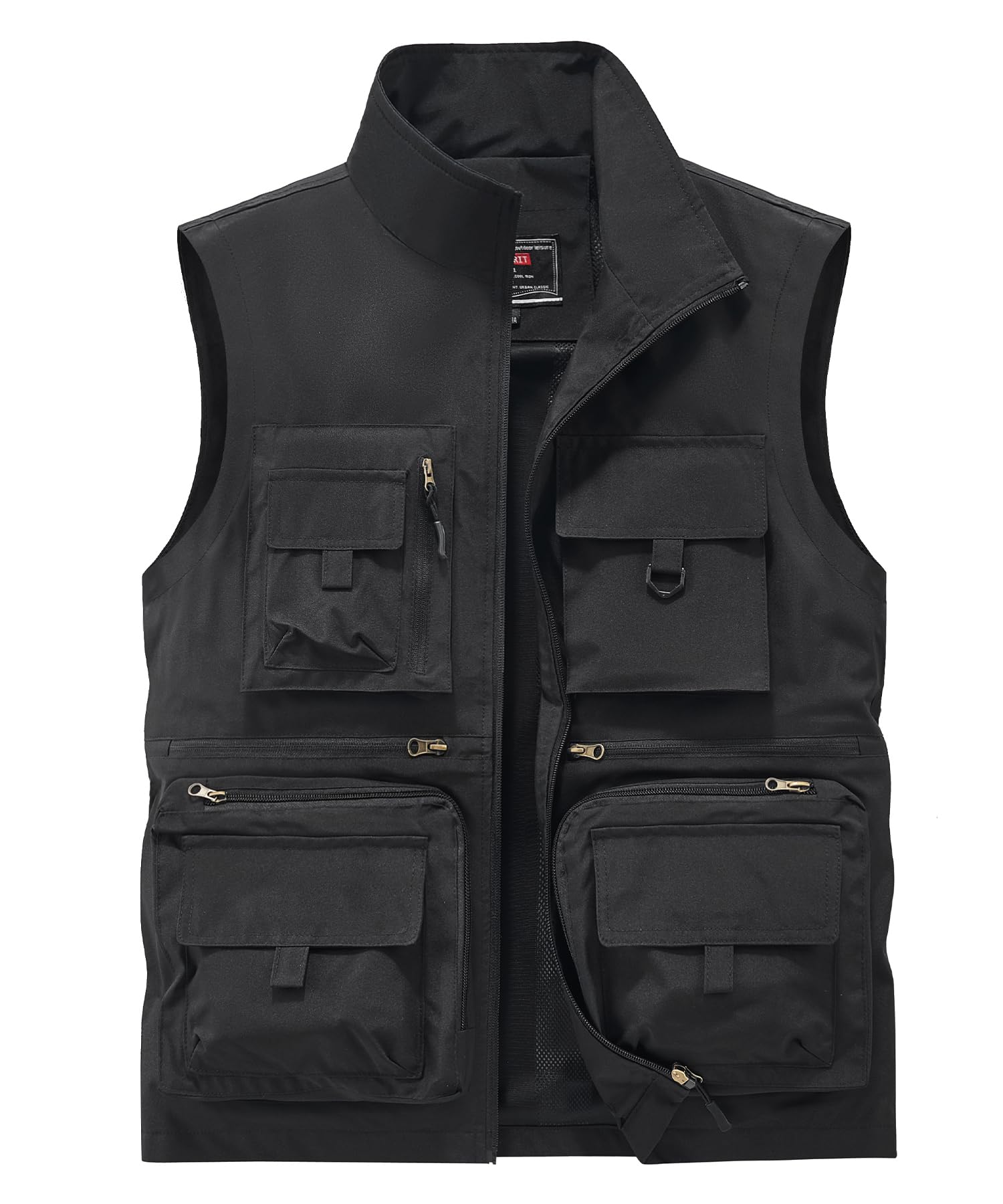 Herren Outdoor Weste Sommer Anglerweste mit Vielen Taschen Leichte Schnelltrocknende Safari Freizeitweste Atmungsaktiv Ärmellose Jacke Jagd Trekking Wander Camping Weste Arbeitsweste