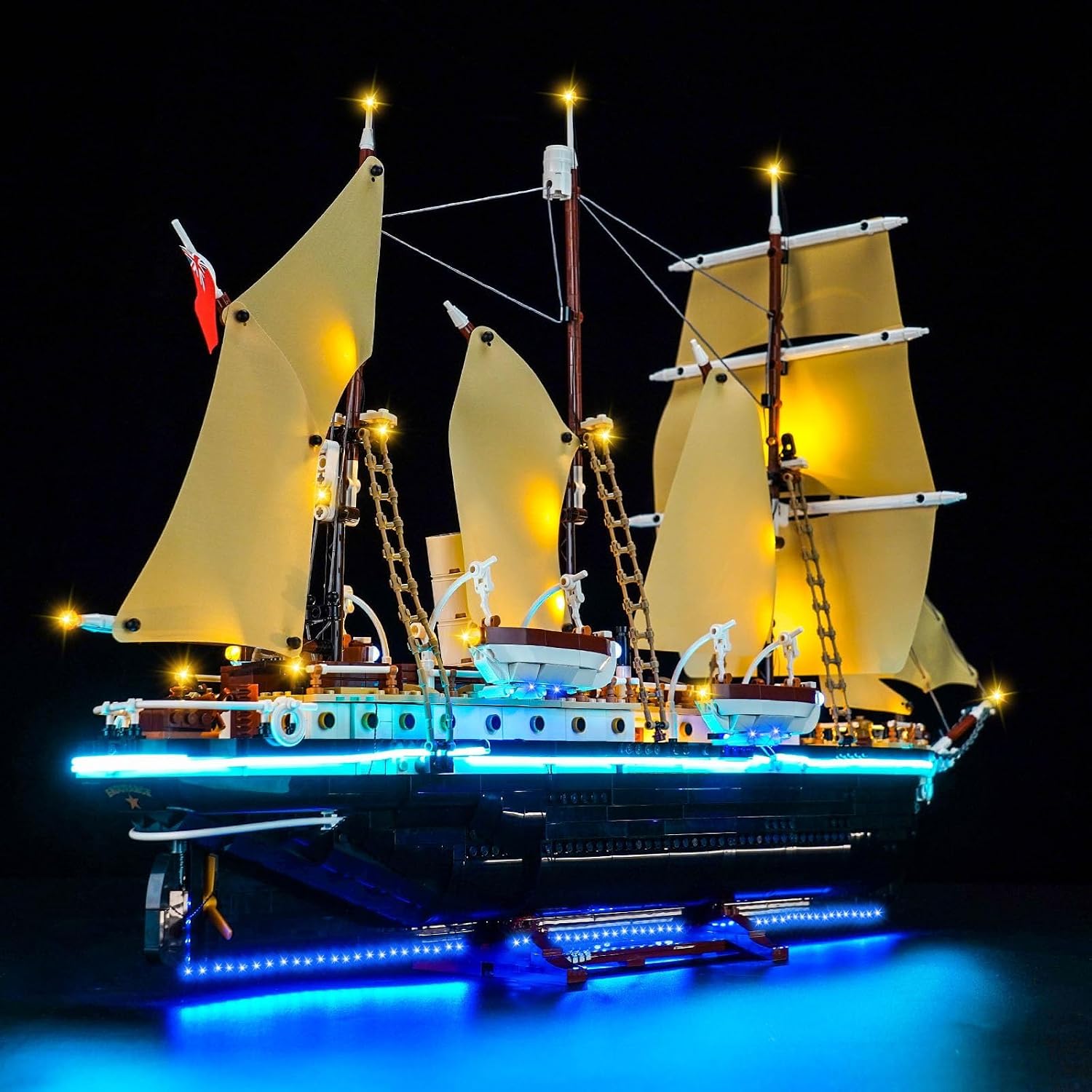 LocoLee Light kit Compatible with Lego The Endurance 10335- No Model Only Light, LED Lighting Accessories Compatible with Lego 10335 Expedition Ship Endurance (Standard Version)