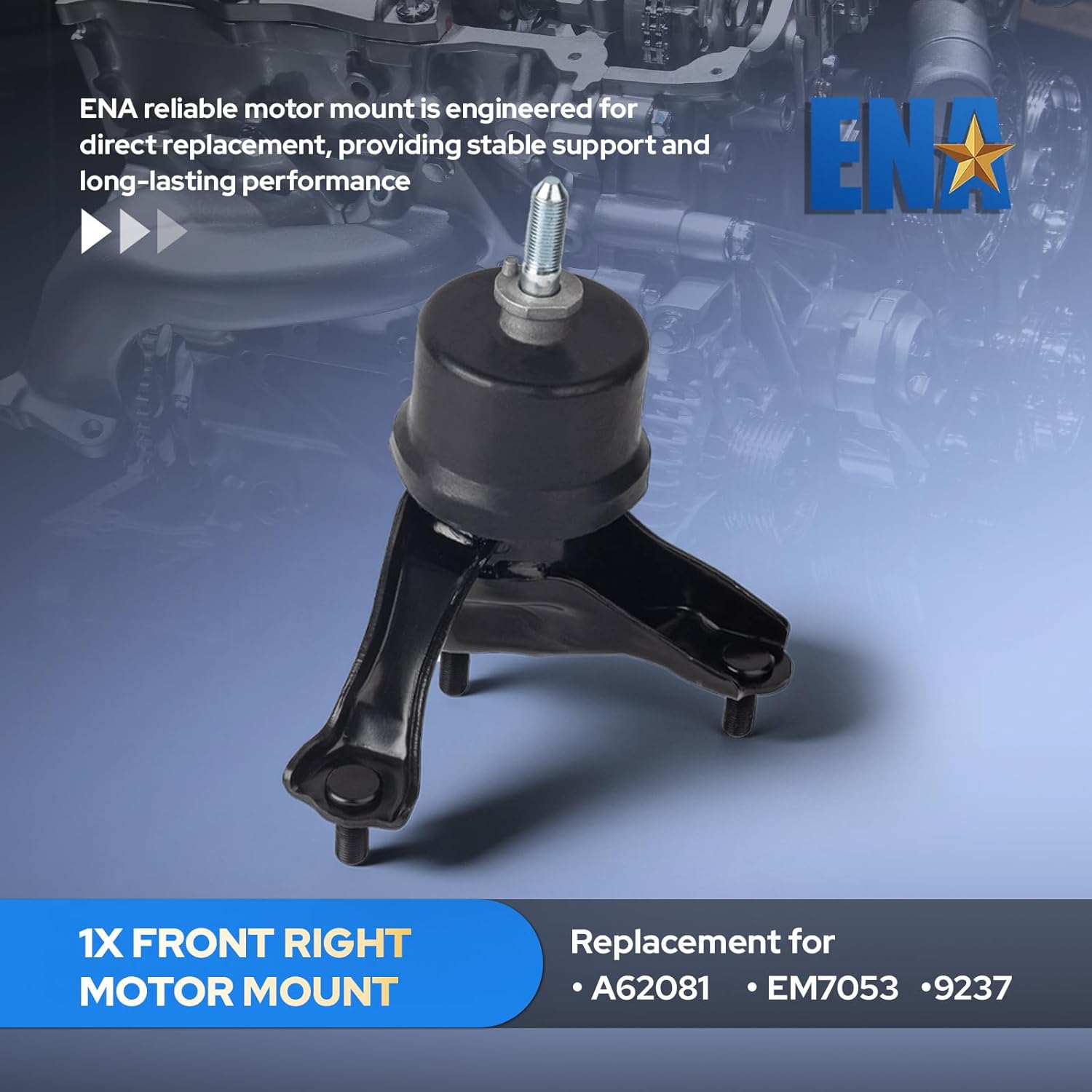 ENA Engine Motor Mount and Trans Mount Set of 4 Compatible with 2012 2013 2014 2015 2016 2017 Toyota Camry 2.5L L4 Automatic Transmission Replacement for A72004HY A62081 A4288 A62062