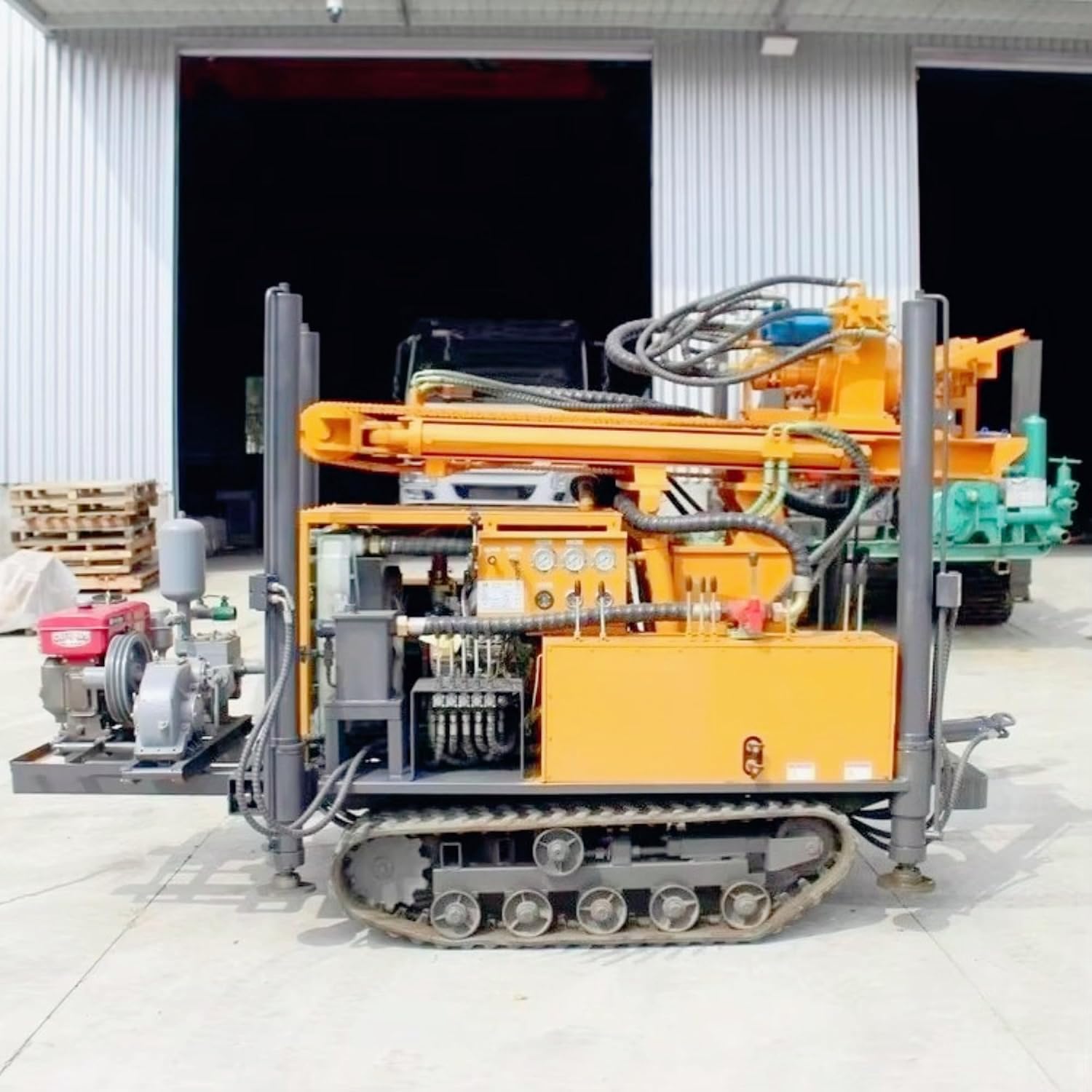 Cost-Saving Portable Well Drilling Rig, Mobile Hydraulic Borehole Machine - Buy Instead of Rent, Affordable DIY Water Driller for Property Owners