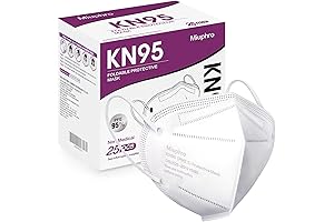 KN95 Protective Masks: 25 Pack Breathable Safety Face Masks Against PM2.5